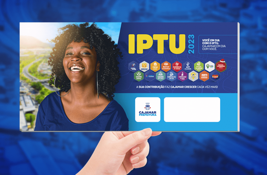  Cajamar já está distribuindo carnês do IPTU 2023 pelos Correios