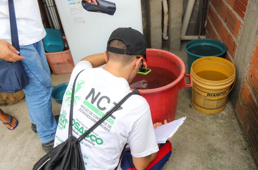  Agentes de endemias faz prevenção e controle da dengue durante todo o ano em Osasco