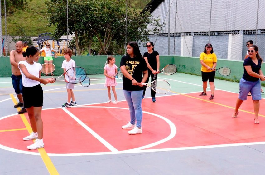  Tênis: modalidade esportiva é inaugurada em Jandira