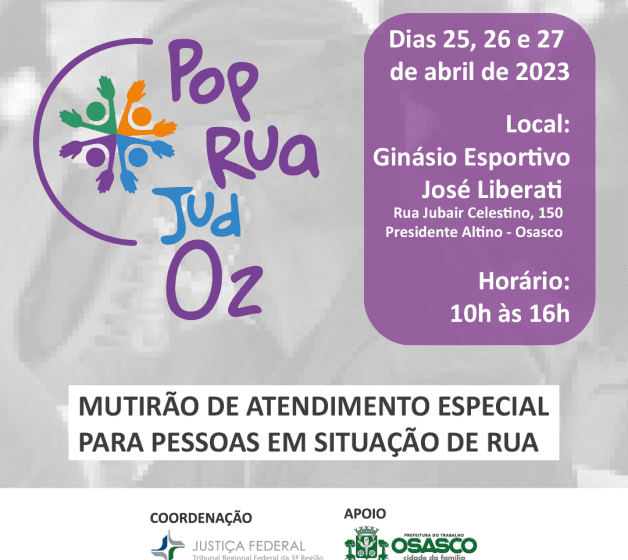  Osasco realizará “Pop Rua Jud Oz” nos dias 25, 26 e 27/04