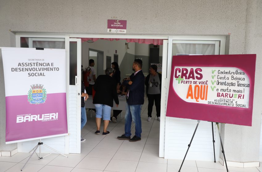  Próximo ‘Cras + Perto de Você’ será no Engenho Novo em Barueri