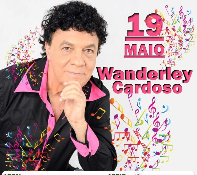  Wanderley Cardoso se apresenta dia 19/05 no Teatro Glória Giglio