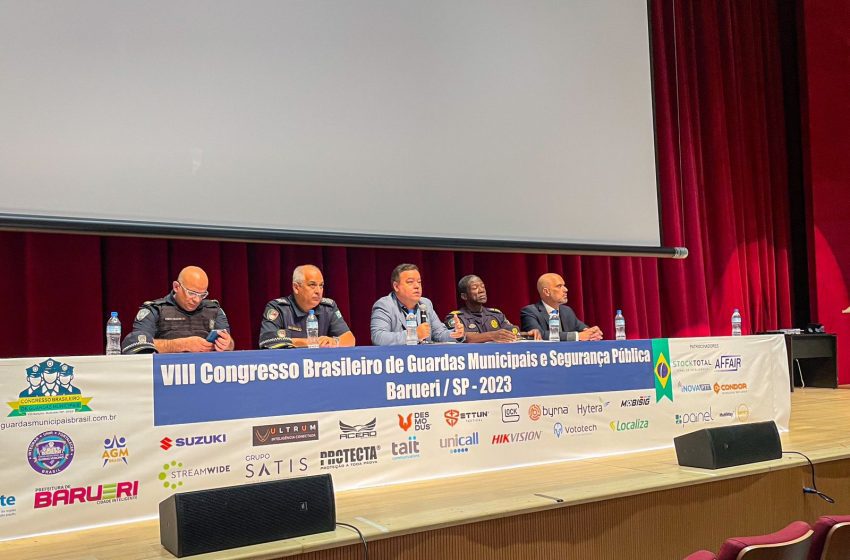  CIOESTE participa de mesa temática no último dia do Congresso Brasileiro de Guardas Municipais