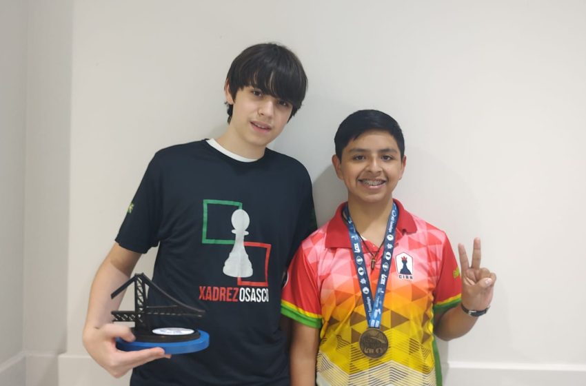 Osasquense é premiado no sub-16 de xadrez 