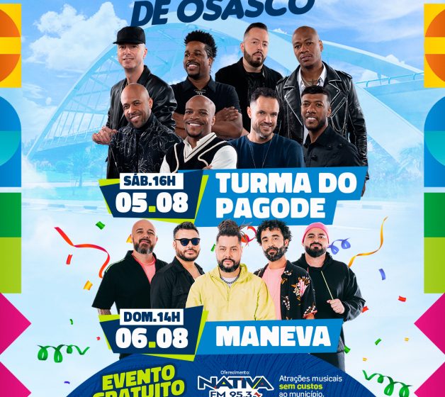  Festival de Inverno traz Turma do Pagode e Maneva em Osasco