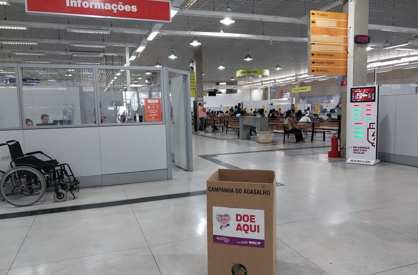  Ganha Tempo tem posto permanente de coleta de agasalhos 