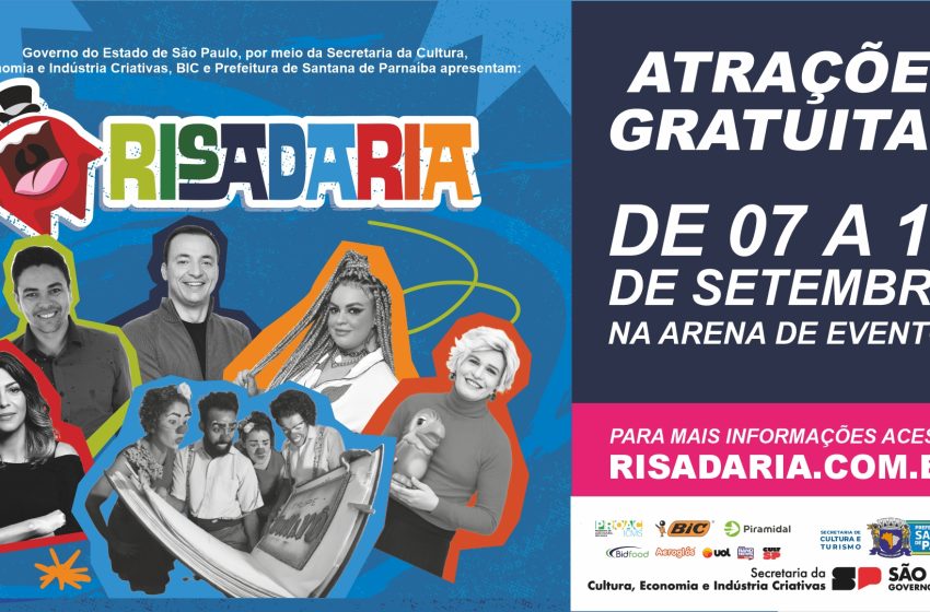 Santana de Parnaíba terá Festival Risadaria durante todo o feriado prolongado
