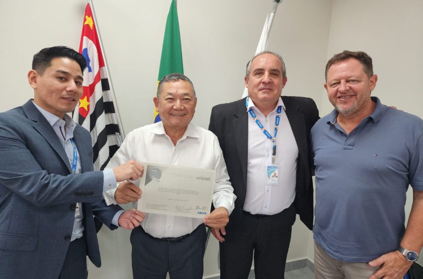  Jandira recebe selo cristal da Caixa Econômica Federal por gestão sustentável