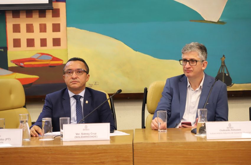  Vereador Sidney Cruz é nomeado relator do Orçamento 2024
