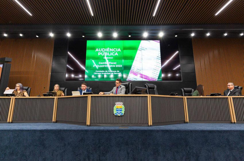  Vereadores avaliam finanças da Prefeitura do segundo quadrimestre de 2023