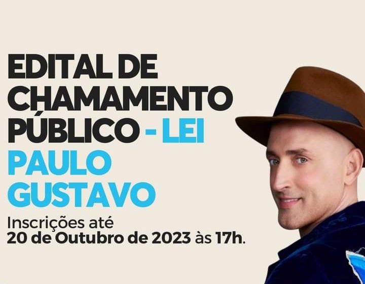  Jandira abre inscrições para o Edital de Chamamento Público da Lei Paulo Gustavo, com investimentos de quase 1 milhão de reais