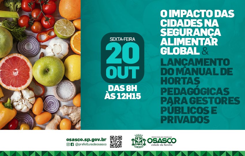  Osasco promove seminário e  lança Manual de Hortas Pedagógicas
