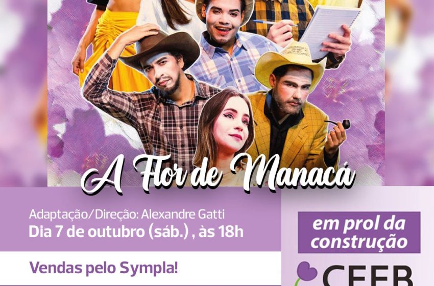  Espetáculo teatral “A Flor de Manacá” acontece na Arena de Eventos de Santana de Parnaíba, dia 7/10