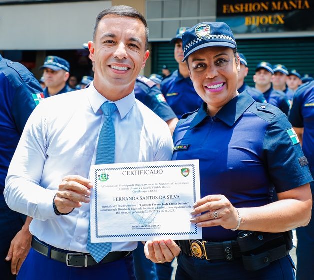  GCM Osasco forma primeiro efetivo feminino em cargo de liderança 