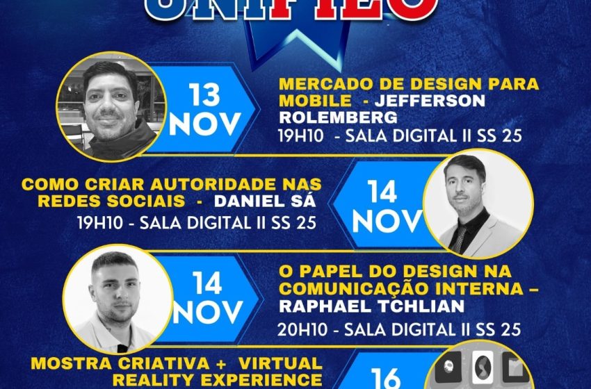  Unifieo realiza Semana da Comunicação de 13 a 17 de novembro