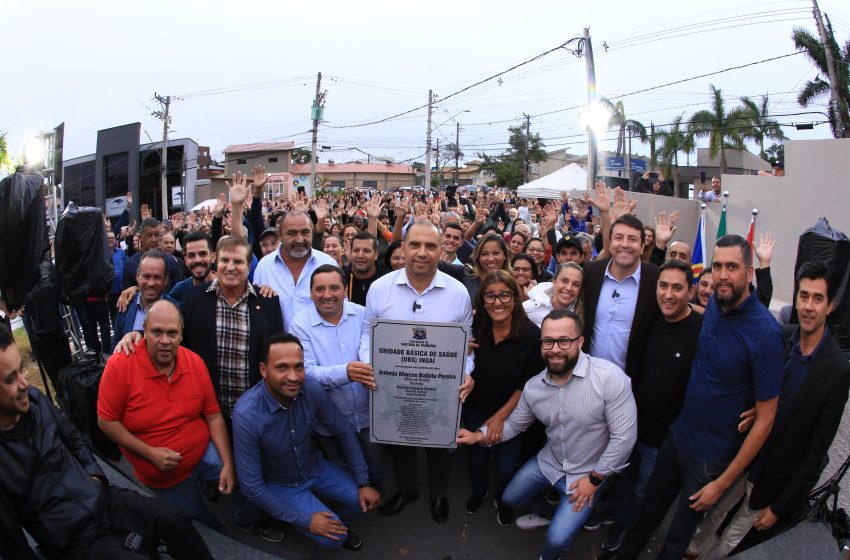   Prefeito Marcos Tonho inaugura nova Unidade Básica de Saúde no bairro do Ingaí