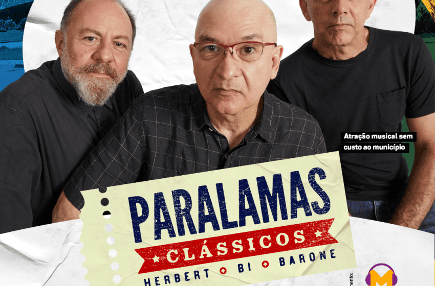  Os Paralamas do Sucesso farão show em Osasco no domingo, 25/02