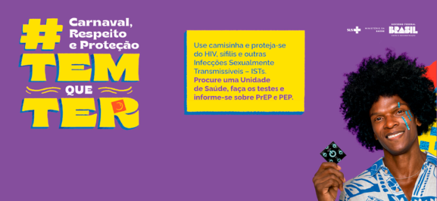  Ministério da Saúde lança campanha de carnaval com foco na prevenção às infecções sexualmente transmissíveis