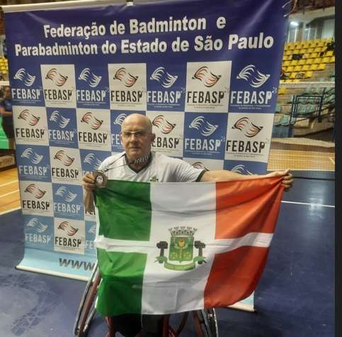 Paratleta é bronze no estadual de Parabadminton