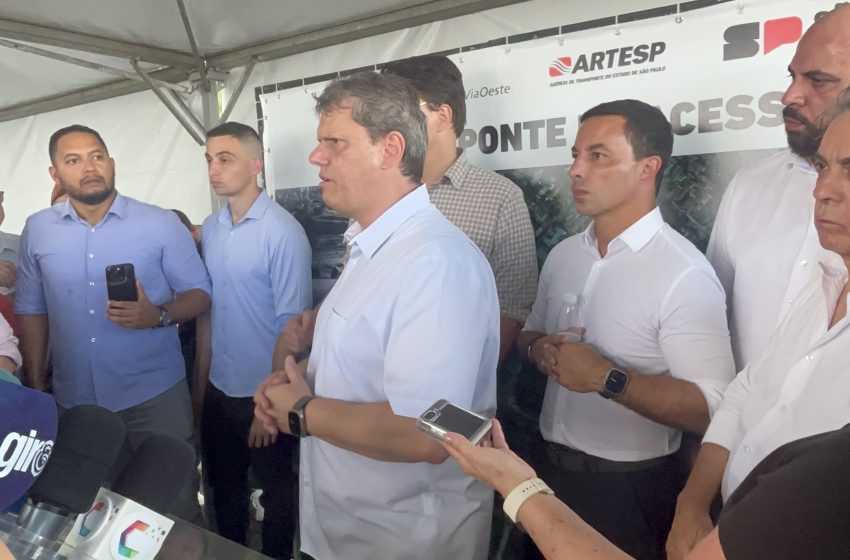 Governador vistoria obras do novo acesso a Osasco e de faixas adicionais e marginais em Barueri