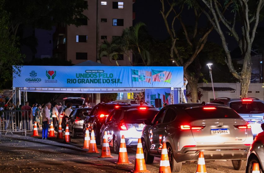  Osasco dá aula de solidariedade na arrecadação de donativos às vítimas do temporal do Rio Grande do Sul