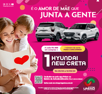  Dia das Mães: Shopping União de Osasco sorteia um Hyundai New Creta 0KM