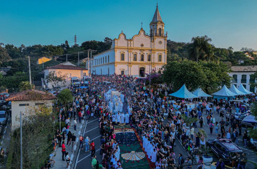  Festa de Corpus Christi terá tapete com 60 obras, feira de artesanato e programação das 6h às 17h 