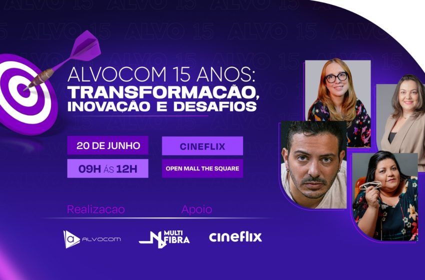 AlvoCom completa 15 anos e convida para evento inédito na região  