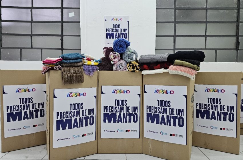  Mais de 10 municípios retiram em São Paulo material da Campanha do Agasalho 2024