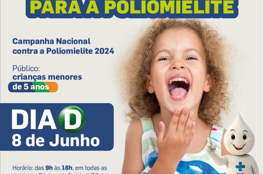  Dia “D” contra a poliomielite acontece hoje, (8) em Osasco