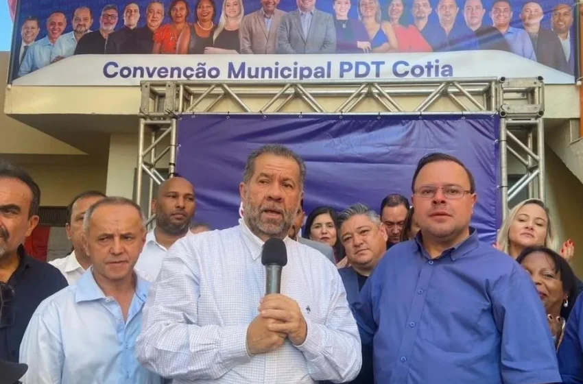  Welington Formiga é consagrado candidato a prefeito de Cotia em convenção partidária do PDT
