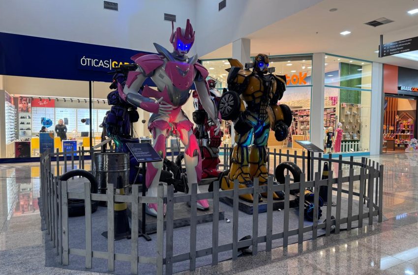  Cotia e região conhecem o “Mundo dos Robôs” no Shopping Central Park