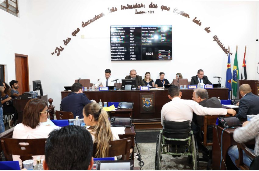  31ª Sessão da Câmara parnaibana não tem Ordem do Dia