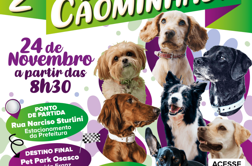  II Caminhada PET de Osasco acontece domingo, dia 24/11