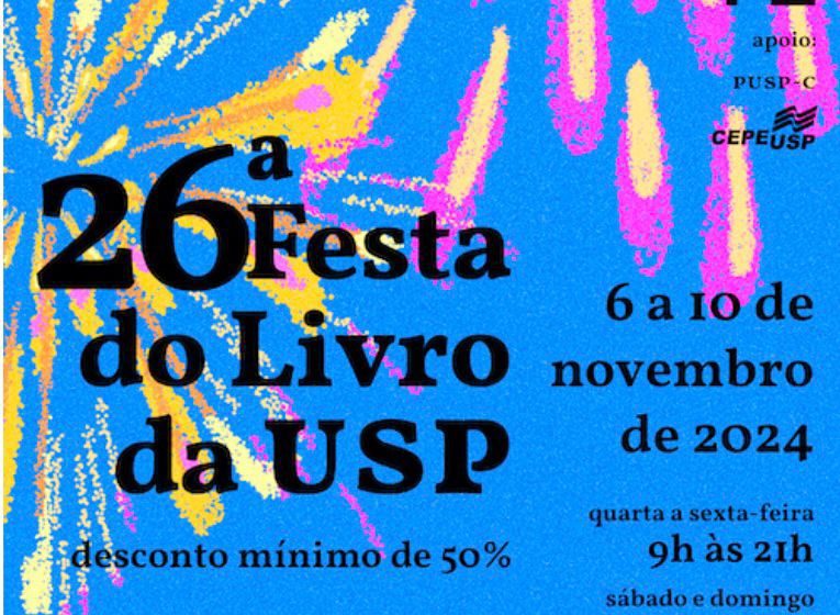  Agenda Cultural: 26ª Festa do Livro da USP
