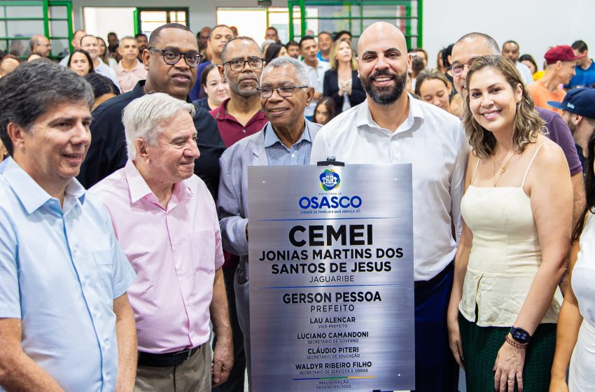  Osasco inaugura CEMEI do Jaguaribe