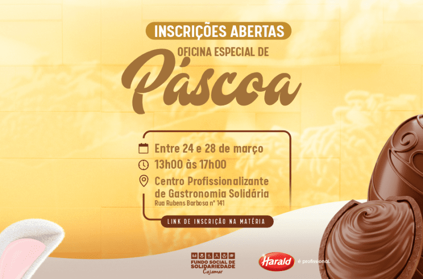  Cajamar abre inscrições para Oficina Especial de Páscoa
