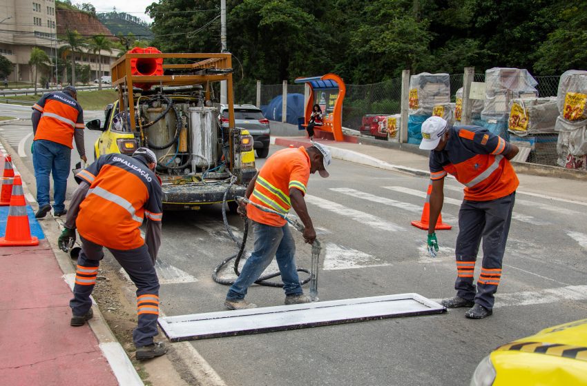 Estrada Tenente Marques recebe revitalização viária em Santana de Parnaiba 