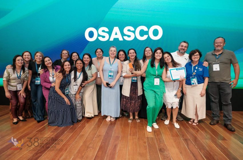  38º Congresso de Sáude premia Osasco na 21ª Mostra de Experiências Exitosas dos Municípios
