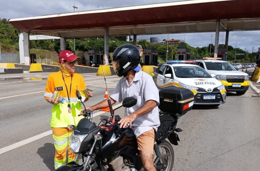 CCR Sorocabana realiza ações de conscientização no feriado do Dia do Trabalhador com foco em segurança viária