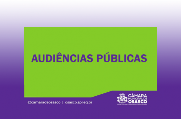  Prestação de contas da Saúde acontece dia 22 de maio na Câmara de Osasco