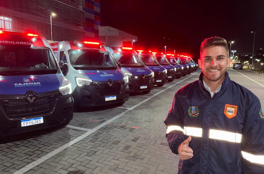  Cajamar: Kauan entrega 11 novas ambulâncias 0km com recursos próprios