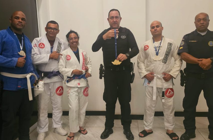  Guardas Civis de Cotia conquistam quatro medalhas no Jiu-jitsu