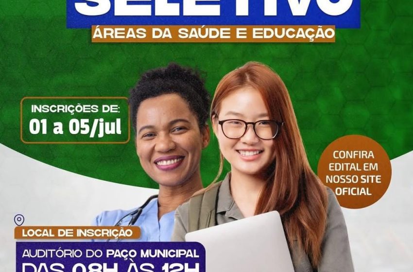  Prefeitura de Jandira abre Processo Seletivo para as Áreas da Saúde e Educação