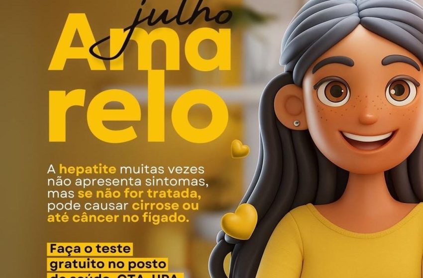  Julho Amarelo: Jandira na Luta Contra as Hepatites Virais