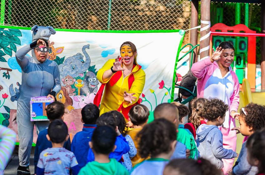  Atividades lúdicas e educativas garantem diversão da garotada no programa Férias na Escola em Osasco