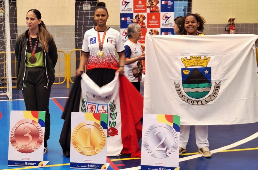  Cotia já garantiu seis medalhas nos Regionais, quatro são do Taekwondo