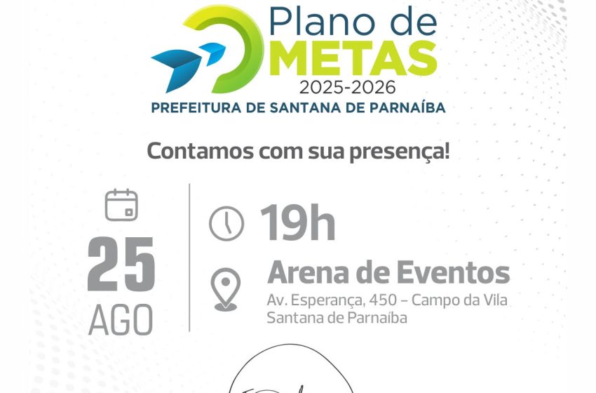  Elvis Cezar apresenta Plano de Metas 2025/2026 nesta segunda, (25)