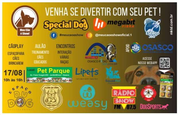  “Meu Cão é Show! Vem com tudo em Osasco