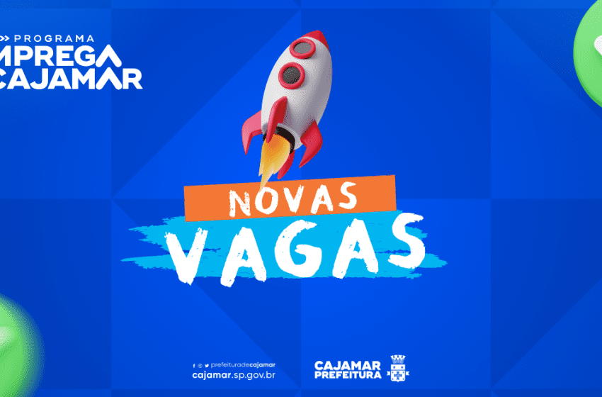  Cajamar segue conectando pessoas ao mercado de trabalho.  Confira às vagas aqui!